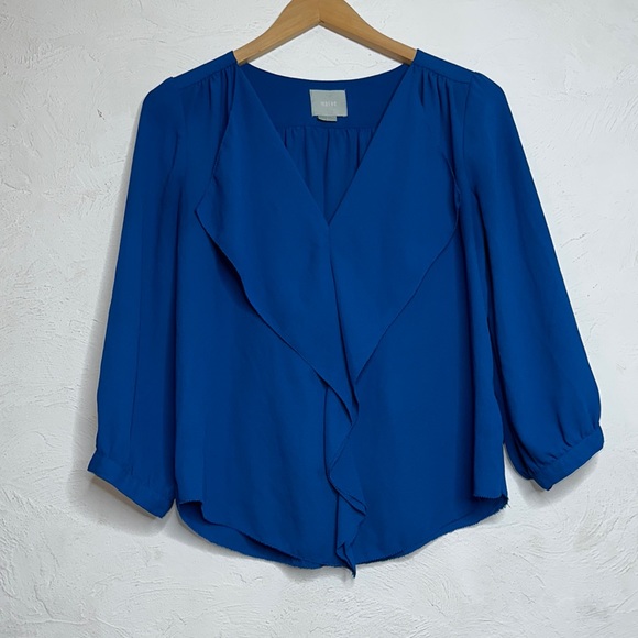 Maeve Tops - Maeve Slouchy Blouse Blue Size 4